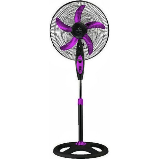 Ανεμιστήρας Ορθοστάτης 45cm Purple 65W