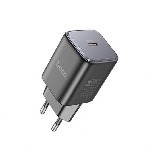Φορτιστής Hoco N43 USB 30W Small Size Μαύρος