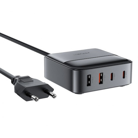 Φορτιστής Επιτραπέζιος Acefast Z6 Multi Charger 2x USB-C και 2x USB-A 65W Μαύρος