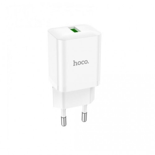 Φορτιστής Hoco N26 USB-A 18W Quick Charge 3.0 Λευκός
