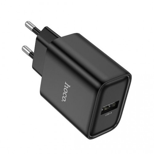 Φορτιστής Hoco DC72 με USB-A 5V 2.1A 10W Μαύρος
