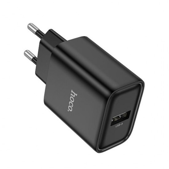 Φορτιστής Hoco DC72 με USB-A 5V 2.1A 10W Μαύρος