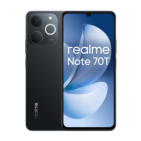 Realme Note 70T Dual Sim 4GB RAM 256GB - Obsidian Black