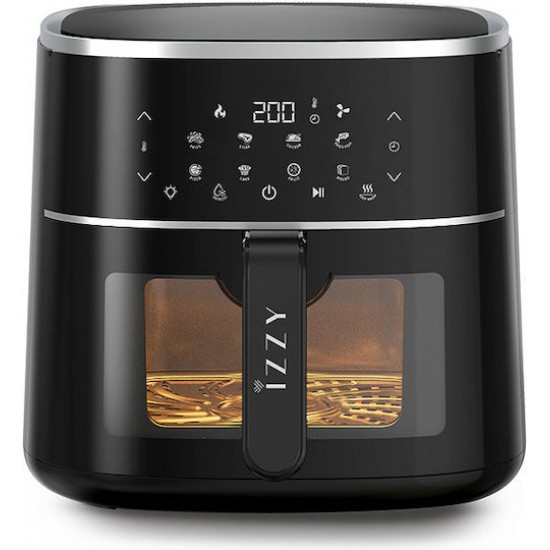 Izzy IZ-8218 Air Fryer 8.2lt Μαύρο