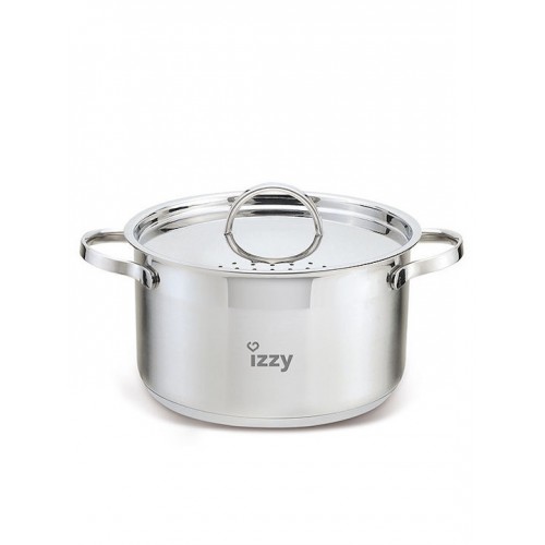 Izzy Cosmopolitan Βαθιά Ανοξείδωτη Κατσαρόλα 5lt / 24cm