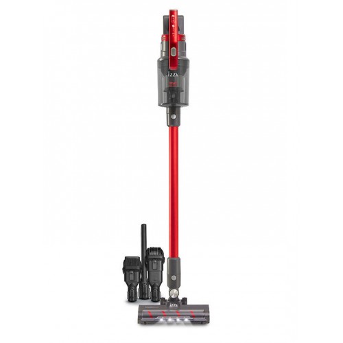 Izzy IZ-4008 Επαναφορτιζόμενη Σκούπα Stick & Χειρός 29.6V Κόκκινη
