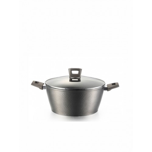 Izzy Onyx Βαθιά Κατσαρόλα από Χυτό Αλουμίνιο 4.9lt / 28cm