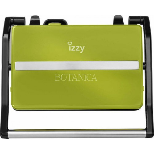 Izzy Panini Botanica IZ-2005 Τοστιέρα για 2 Τοστ 800W Green