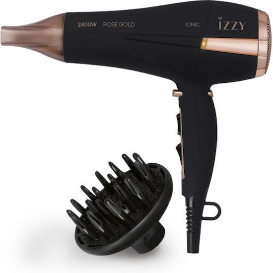 Izzy Ionic Rose Gold Σεσουαρ Μαλλιών 2400W