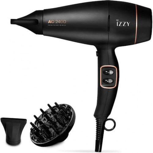 Izzy IZ-7204 Επαγγελματικό Πιστολάκι Μαλλιών με Φυσούνα 2400W 