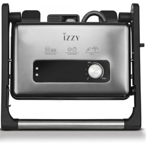 Izzy Panini XL Τοστιέρα Γκριλιέρα 1500W Inox