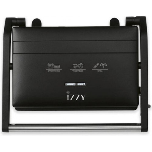 Izzy Panini Aria IZ-2020 Τοστιέρα Γκριλιέρα 1300W Μαύρη