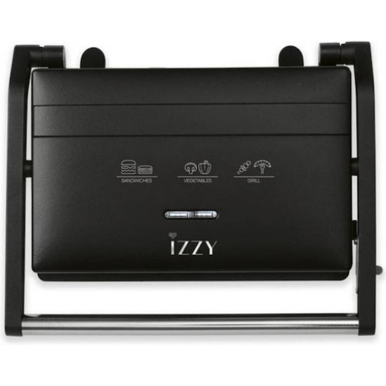 Izzy Panini Aria IZ-2020 Τοστιέρα Γκριλιέρα 1300W Μαύρη