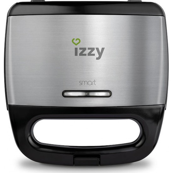 Izzy Smart K-77 Τοστιέρα για 2 Τοστ 800W Inox