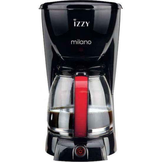 Izzy Izzy Καφετιέρα Φίλτρου 6616S Milano 1000Watt