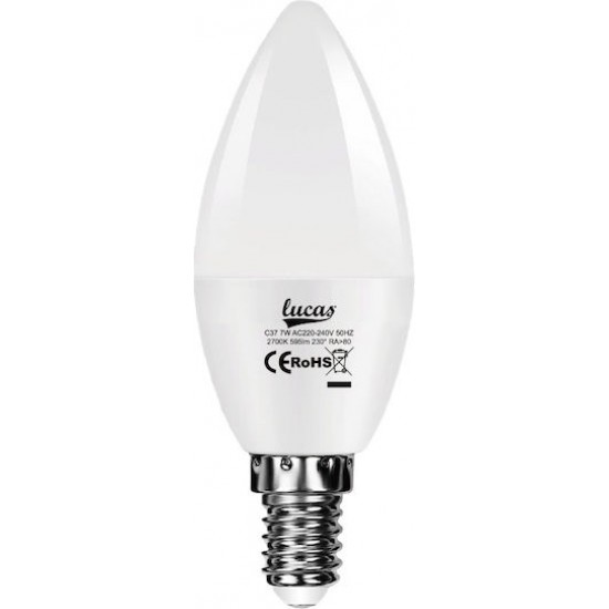 Lucas E14 7W Φυσικό Λευκό