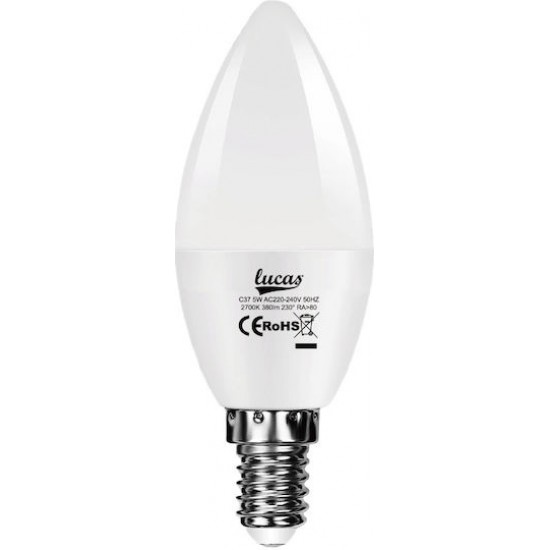 Lucas E14 5W Θερμό Λευκό