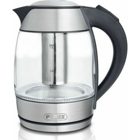 Pyrex SB-450 Luxx Βραστήρας 1.8lt 2200W Ασημί