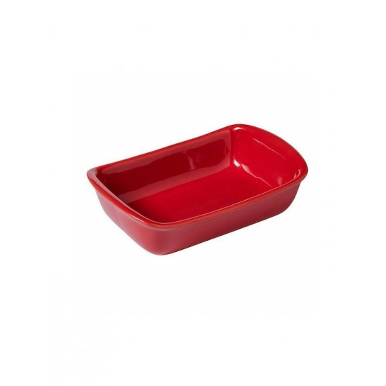 Pyrex Supreme Ορθογώνιο Πυρίμαχο Σκεύος Κεραμικό Κόκκινο 33x23cm