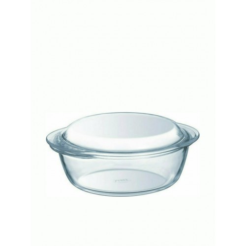 Pyrex Essentials Γάστρα Οβάλ Γυάλινη με Γυάλινο Καπάκι 21x20cm