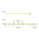 ΤΑΙΝΙΑ LED COB 5M 12W 24V ΠΡΑΣΙΝΟ 480L/M IP44 PRO