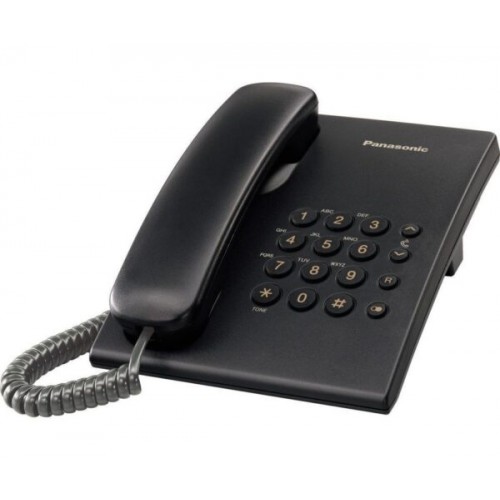 Σταθερό Ψηφιακό Τηλέφωνο Panasonic KX-TS500EXB Μαύρο