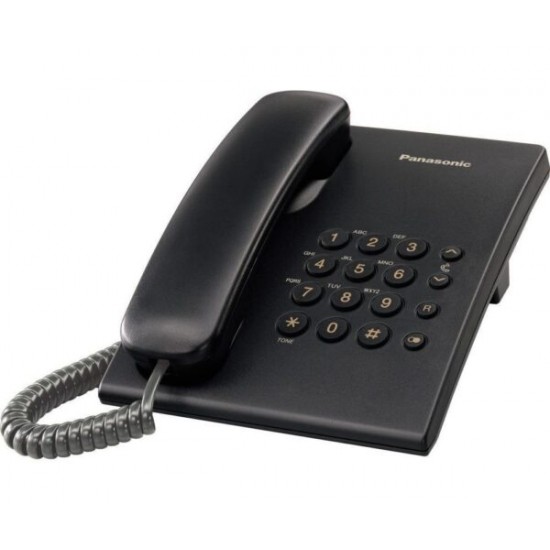 Σταθερό Ψηφιακό Τηλέφωνο Panasonic KX-TS500EXB Μαύρο