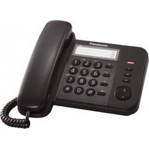 Σταθερό Ψηφιακό Τηλέφωνο Panasonic KX-TS520EX2B Μαύρο