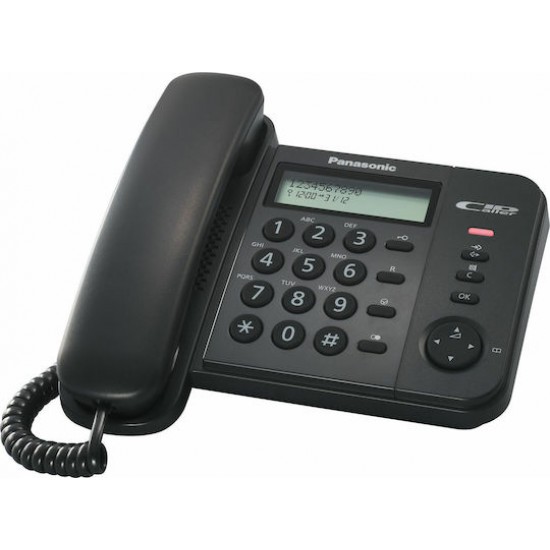 Σταθερό Ψηφιακό Τηλέφωνο Panasonic KX-TS560EX2B Μαύρο