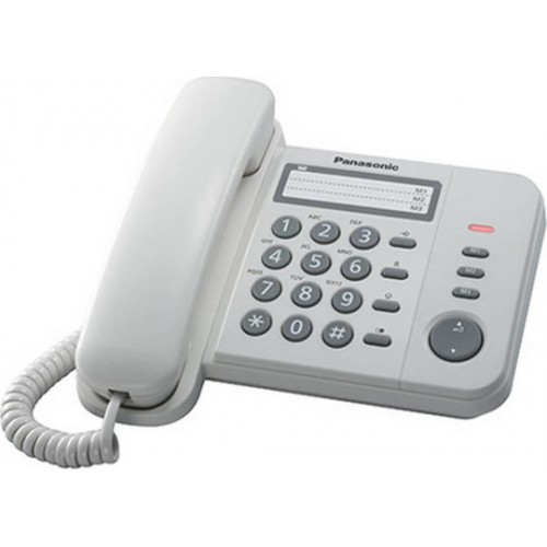 Σταθερό Ψηφιακό Τηλέφωνο Panasonic KX-TS520EX2W Λευκό