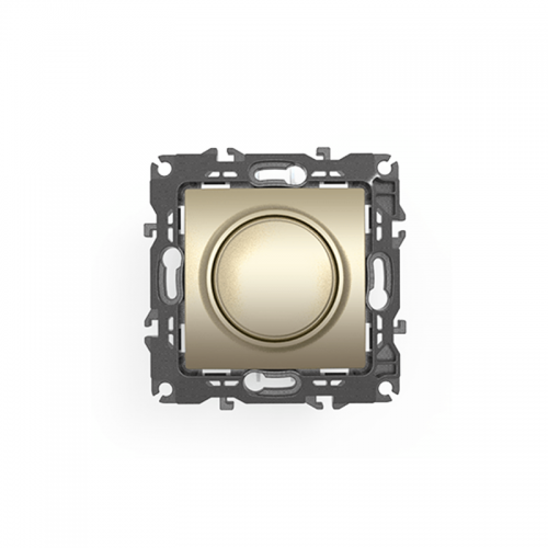 Prime Dimmer 1 Way 1P Triac 300VA 250VAC IP20 Mατ Σαμπανιζέ