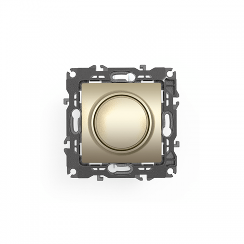 Prime Multi Dimmer 2 Εξόδων 1P TRIAC 800VA 250VAC IP20 Ματ Σαμπανιζέ