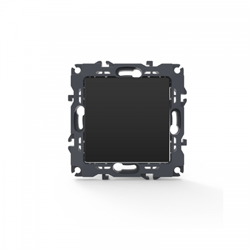 Prime Διακόπτης Αλερετο΄ύρ Με Κλιπ 1P 10AX 250VAC IP20 Mατ Ανθρακί