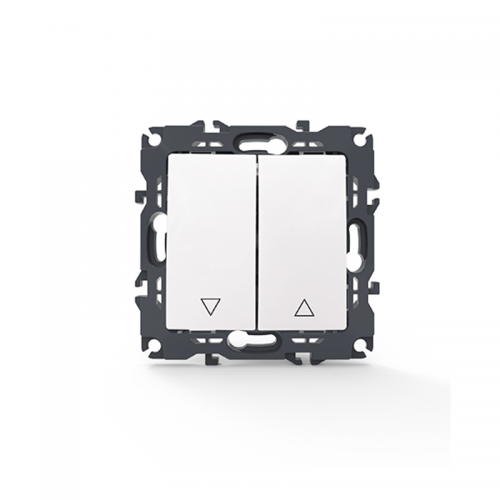 Prime Μπουτόν Ρολλών Με Κλιπ 1-1P 10A 250VAC IP20 Λευκό