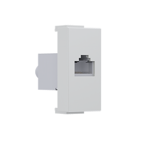 Modys Πρίζα Δικτύου Ιβουάρ 1 Στ. RJ45 CAT.6 Με Θωράκιση IP20