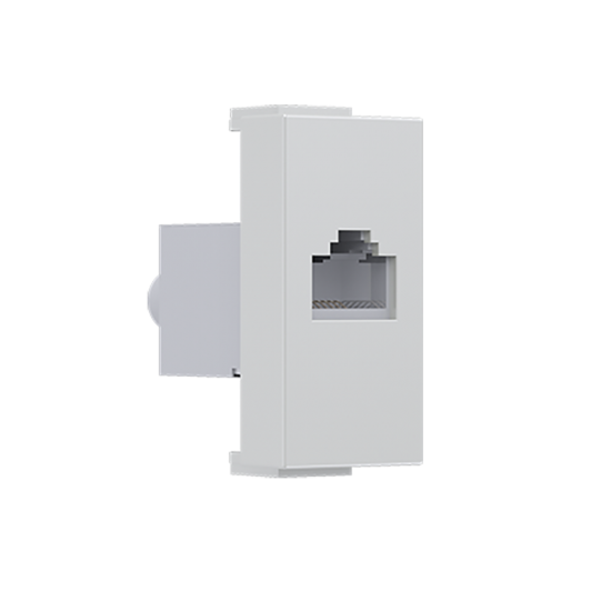 Modys Πρίζα Δικτύου Ιβουάρ 1 Στ. RJ45 CAT.6 Με Θωράκιση IP20