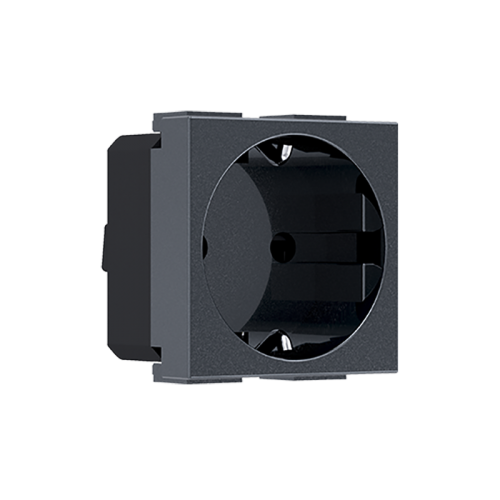 Modys Πρίζα Σούκο Ανθρακί 2 Στ. 2P+E 16A 250VAC IP20