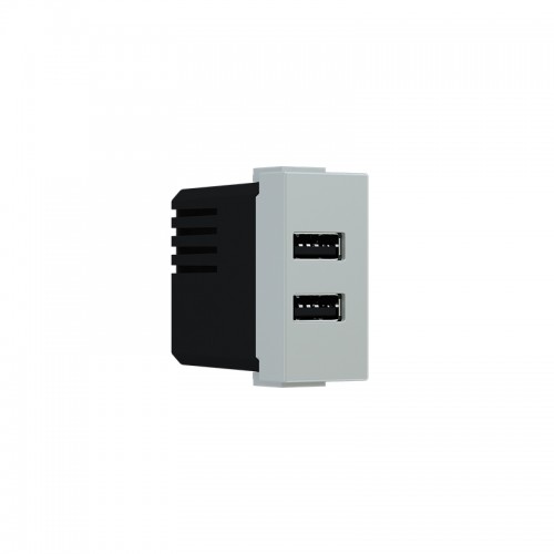 Modys Πρίζα Τροφοδοσίας Usb 1 Στ. 2XUSB A+C Ιβουάρ 5VDC 3A IP20