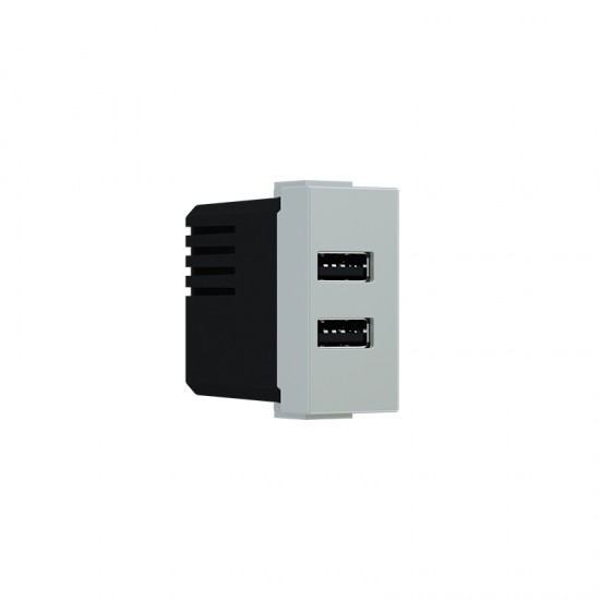 Modys Πρίζα Τροφοδοσίας Usb 1 Στ. 2XUSB A+C Ιβουάρ 5VDC 3A IP20