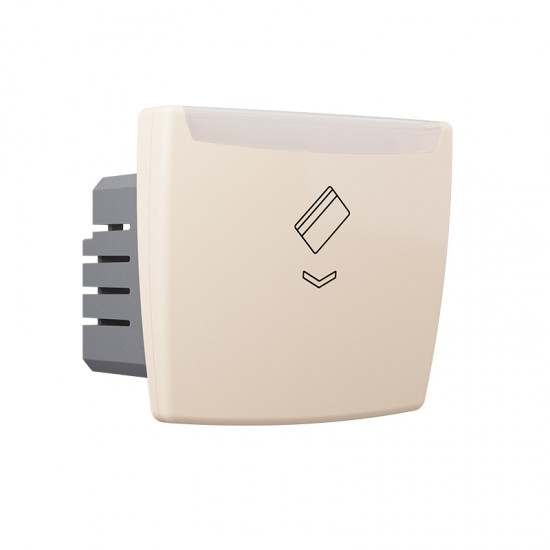Modys Μηχανικός Καρτοδιακόπτης 2 Στ. 220V 10Α IP20 Ιβουάρ