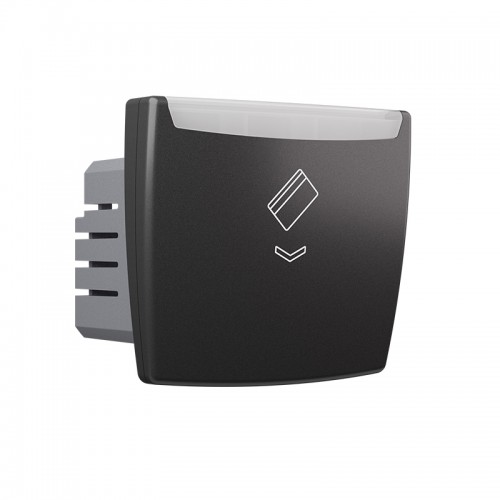 Modys Μηχανικός Καρτοδιακόπτης 2 Στ. 220V 10Α IP20 Ανθρακί