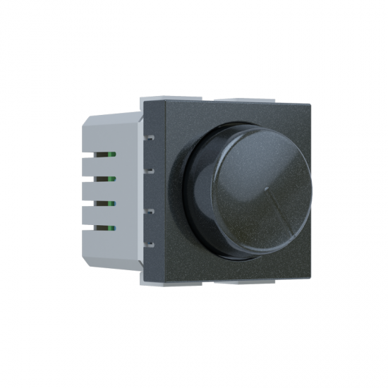 Modys Περιστροφικό Α/Ρ Dimmer LED (7-110W) 2M 250VAC IP20 Ανθρακί