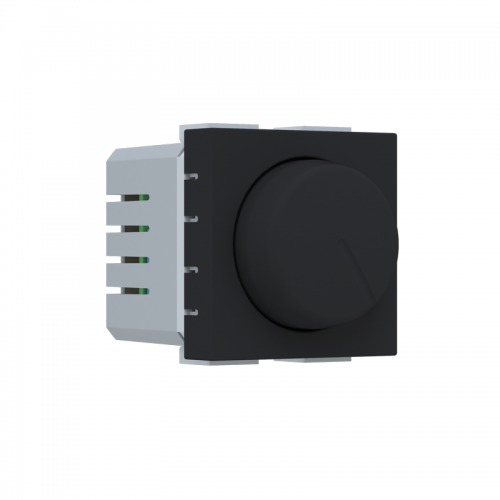 Modys Περιστροφικό Α/Ρ Dimmer LED (7-110W) 2M 250VAC IP20 Μαύρο Ματ