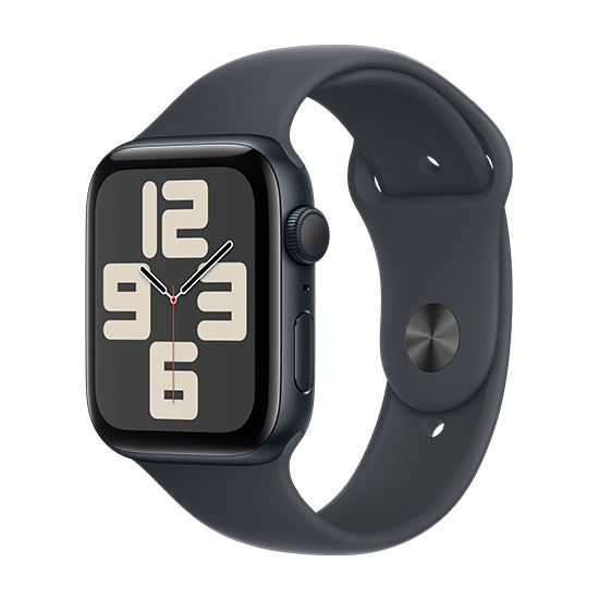 Watch Apple Watch SE2 (2024) GPS 44mm Midnight Aluminium Case with Sport Band M/L - Midnight 