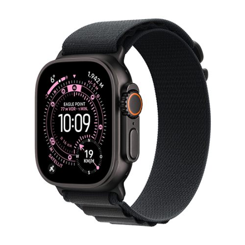 Watch Apple Watch Ultra 3 (2025) 5G 49mm Black Titanium Case with Alpine Loop S - Black