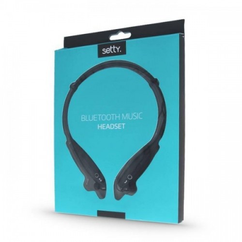 Setty Bluetooth Music Headset Μάυρο