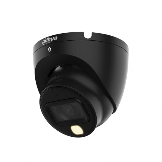 Smart Dual Light Aναλογική κάμερα 2MP με υπέρυθρα 20m και Led φωτισμό 20m. Μαύρο Χρώμα.