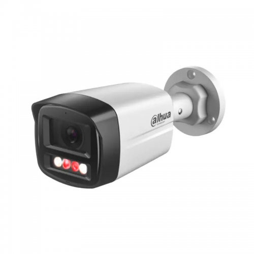 IP Bullet κάμερα ανάλυσης 2MP, με φακό 2.8mm, IR30m και Led 30m. Ενσωματωμένο μικρόφωνο.