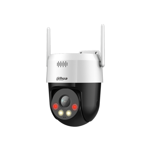 WiFi Full Color PT κάμερα 5MP. Ενσωματωμένο μικρόφωνο, ηχείο και φλας που αναβοσβήνει σε περίπτωση εισβολής.