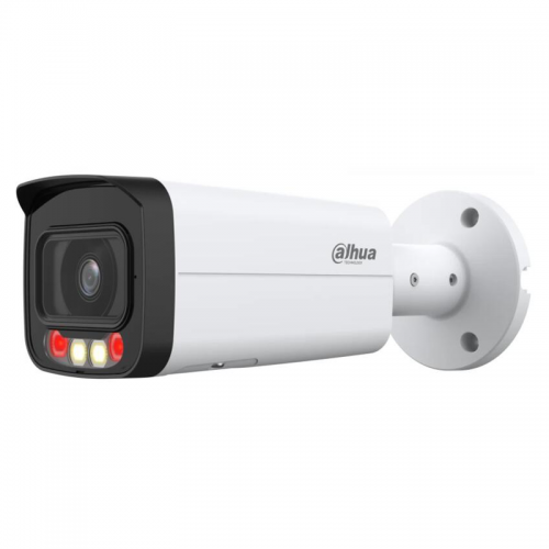 IP Smart Dual Illuminator Bullet κάμερα ανάλυσης 4MP, με φακό 3.6mm, IR60m και Led 50m. Ενσωματωμένο μικρόφωνο.